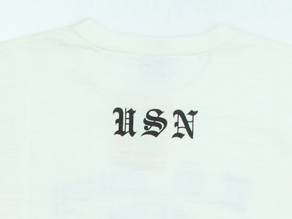 BR79727 / BUZZ RICKSON'S SLUB YARN PRINT TEE "USN GREAT LAKES"