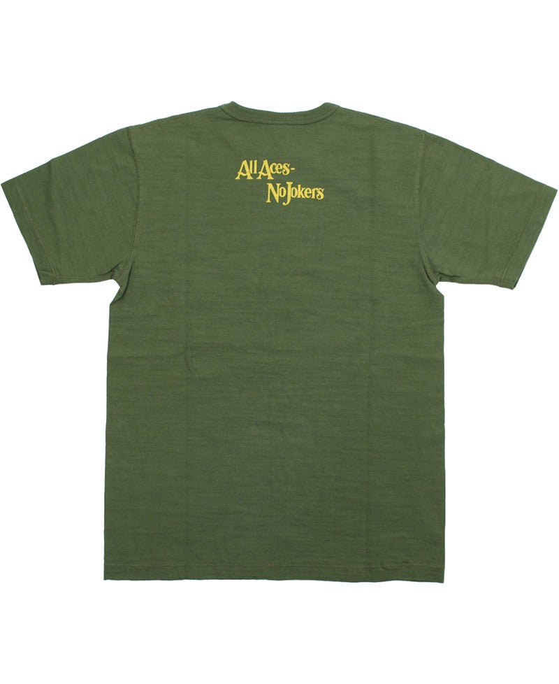 BR79728 / BUZZ RICKSON'S SLUB YARN PRINT TEE "77th FTR SQ."