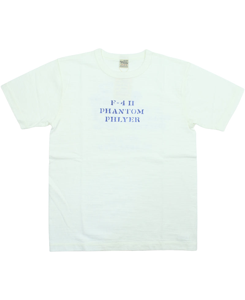 BR79730 / BUZZ RICKSON'S SLUB YARN PRINT TEE "PHANTOM PHLYER"