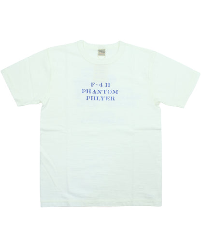 BR79730 / BUZZ RICKSON'S SLUB YARN PRINT TEE "PHANTOM PHLYER"