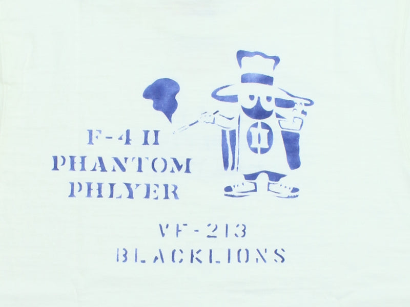 BR79730 / BUZZ RICKSON'S SLUB YARN PRINT TEE "PHANTOM PHLYER"