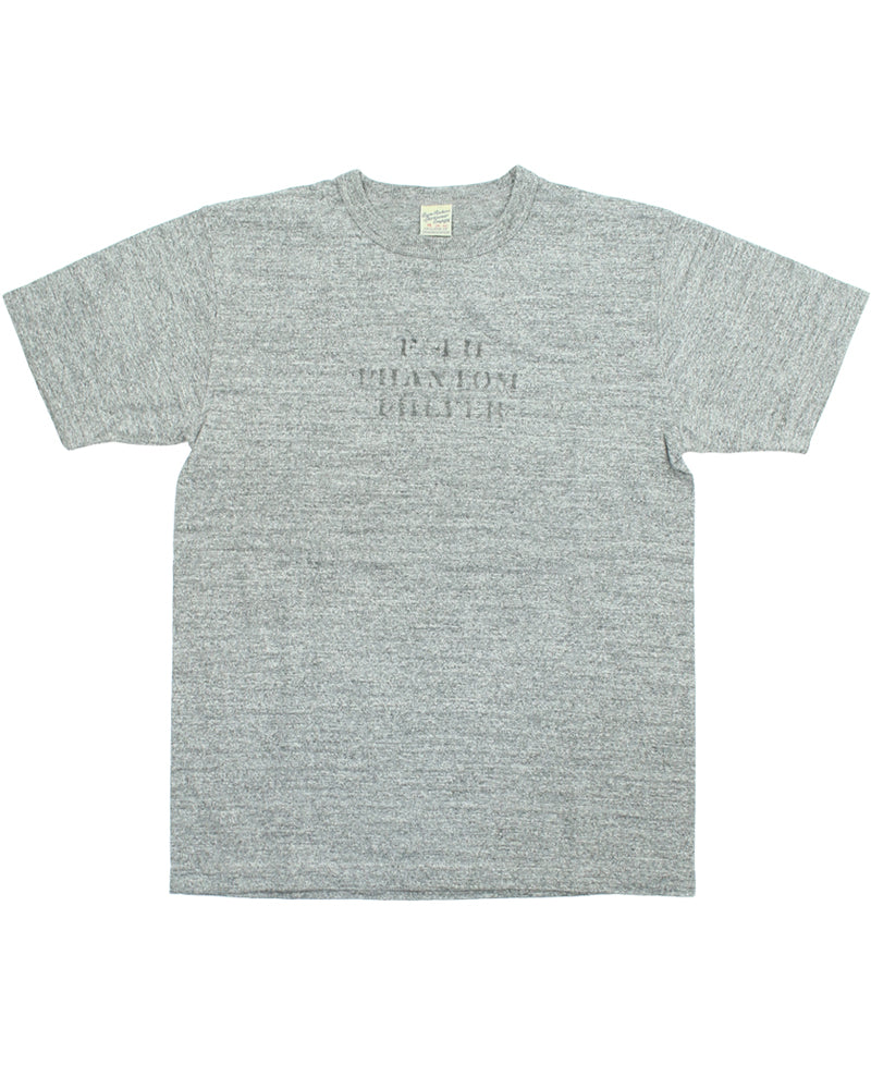 BR79730 / BUZZ RICKSON'S SLUB YARN PRINT TEE "PHANTOM PHLYER"