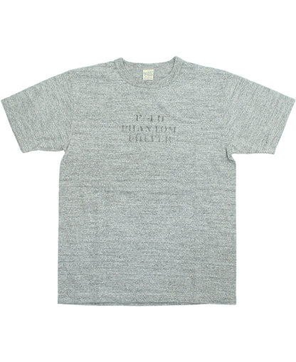 BR79730 / BUZZ RICKSON'S SLUB YARN PRINT TEE "PHANTOM PHLYER"