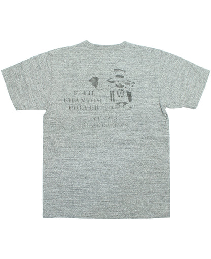 BR79730 / BUZZ RICKSON'S SLUB YARN PRINT TEE "PHANTOM PHLYER"