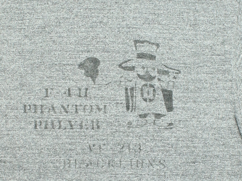BR79730 / BUZZ RICKSON'S SLUB YARN PRINT TEE "PHANTOM PHLYER"