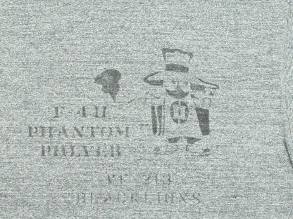 BR79730 / BUZZ RICKSON'S SLUB YARN PRINT TEE "PHANTOM PHLYER"