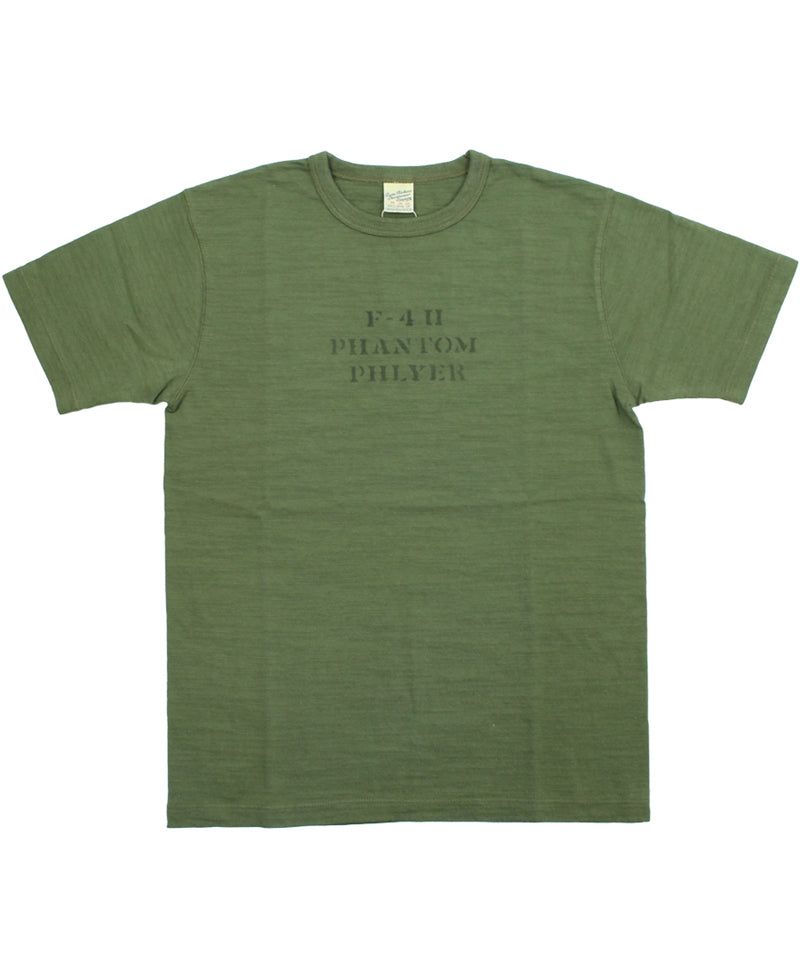 BR79730 / BUZZ RICKSON'S SLUB YARN PRINT TEE "PHANTOM PHLYER"