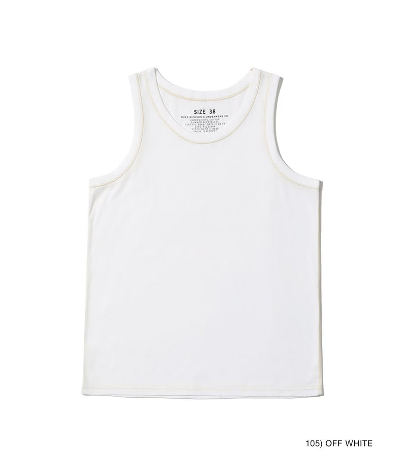 BR79741 / BUZZ RICKSON'S UNDERSHIRTS, COTTON SUMMER-SLEEVELESS