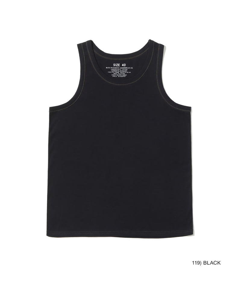 BR79741 / BUZZ RICKSON'S UNDERSHIRTS, COTTON SUMMER-SLEEVELESS
