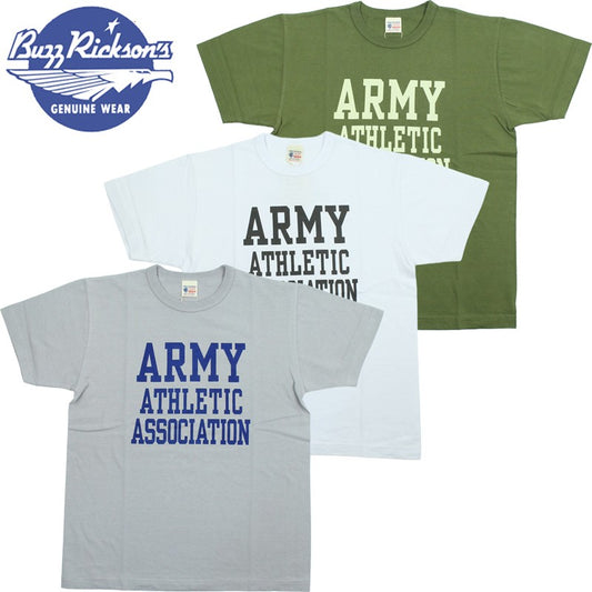 BR79777 / BUZZ RICKSON'S S/S MILITARY TEE " ARMY ATHLETIC ASSOCIATION "