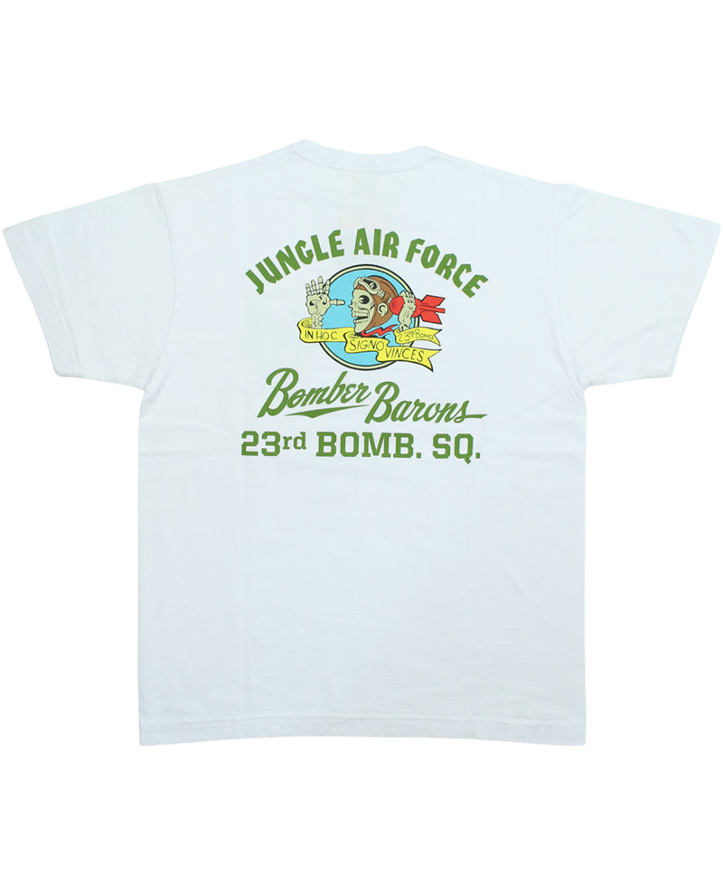 BR79778 / BUZZ RICKSON'S S/S MILITARY TEE " BOMBER BARONS "