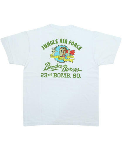 BR79778 / BUZZ RICKSON'S S/S MILITARY TEE " BOMBER BARONS "