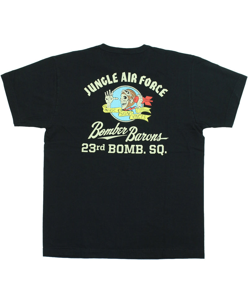 BR79778 / BUZZ RICKSON'S S/S MILITARY TEE " BOMBER BARONS "