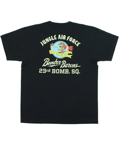 BR79778 / BUZZ RICKSON'S S/S MILITARY TEE " BOMBER BARONS "