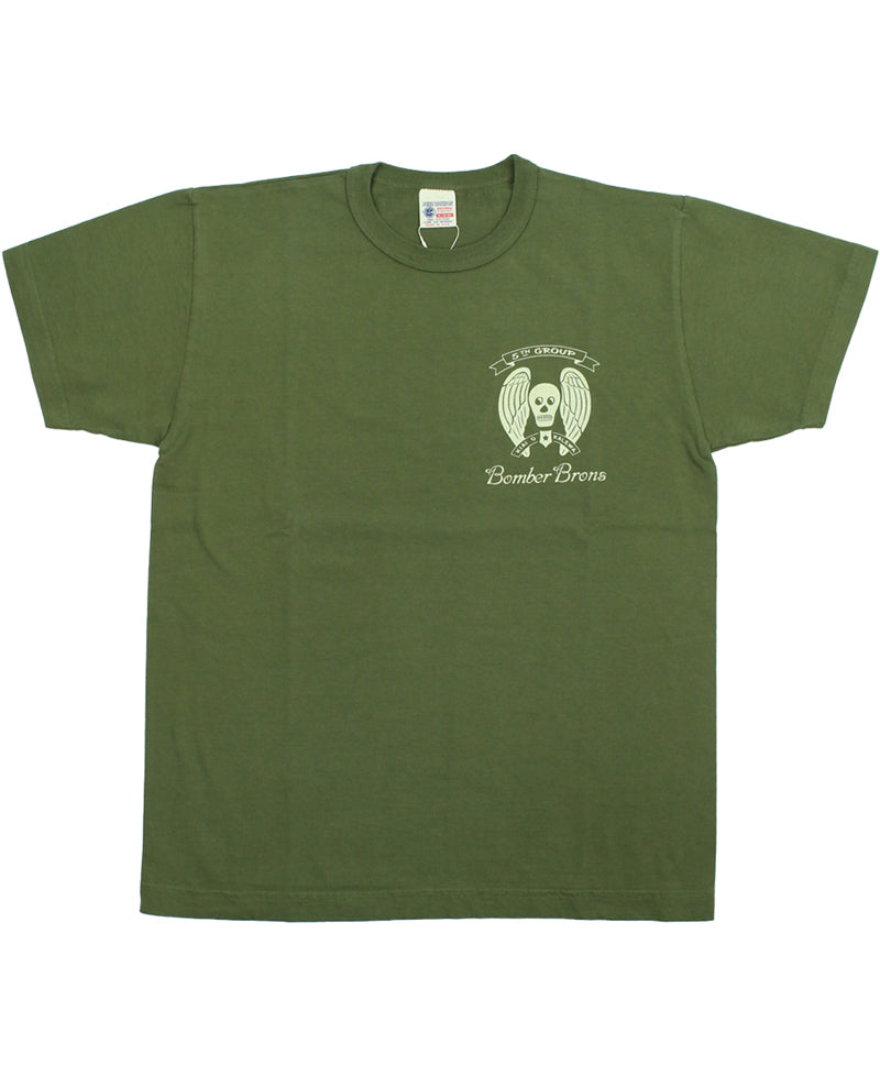 BR79778 / BUZZ RICKSON'S S/S MILITARY TEE " BOMBER BARONS "
