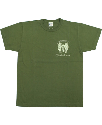 BR79778 / BUZZ RICKSON'S S/S MILITARY TEE " BOMBER BARONS "