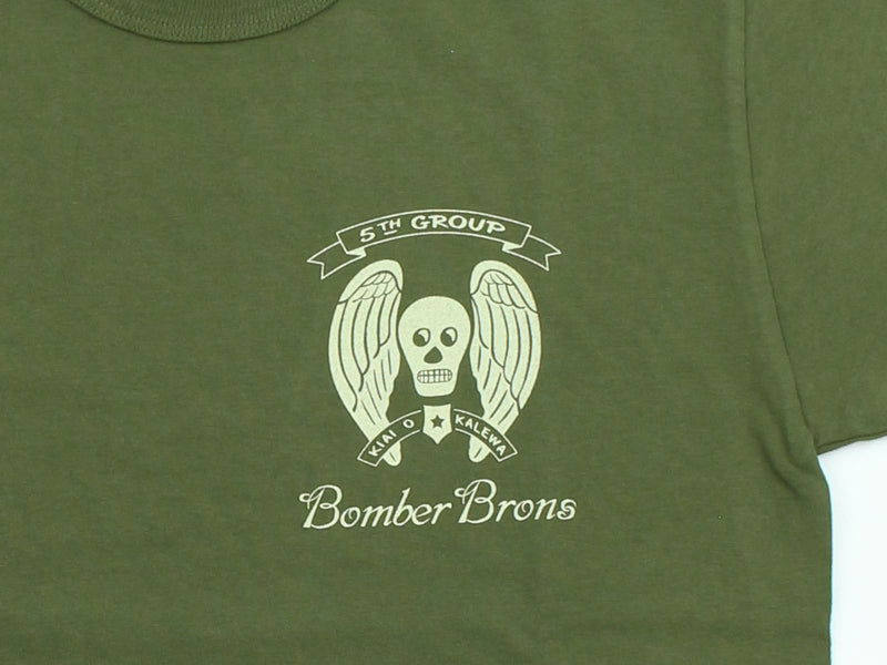 BR79778 / BUZZ RICKSON'S S/S MILITARY TEE " BOMBER BARONS "