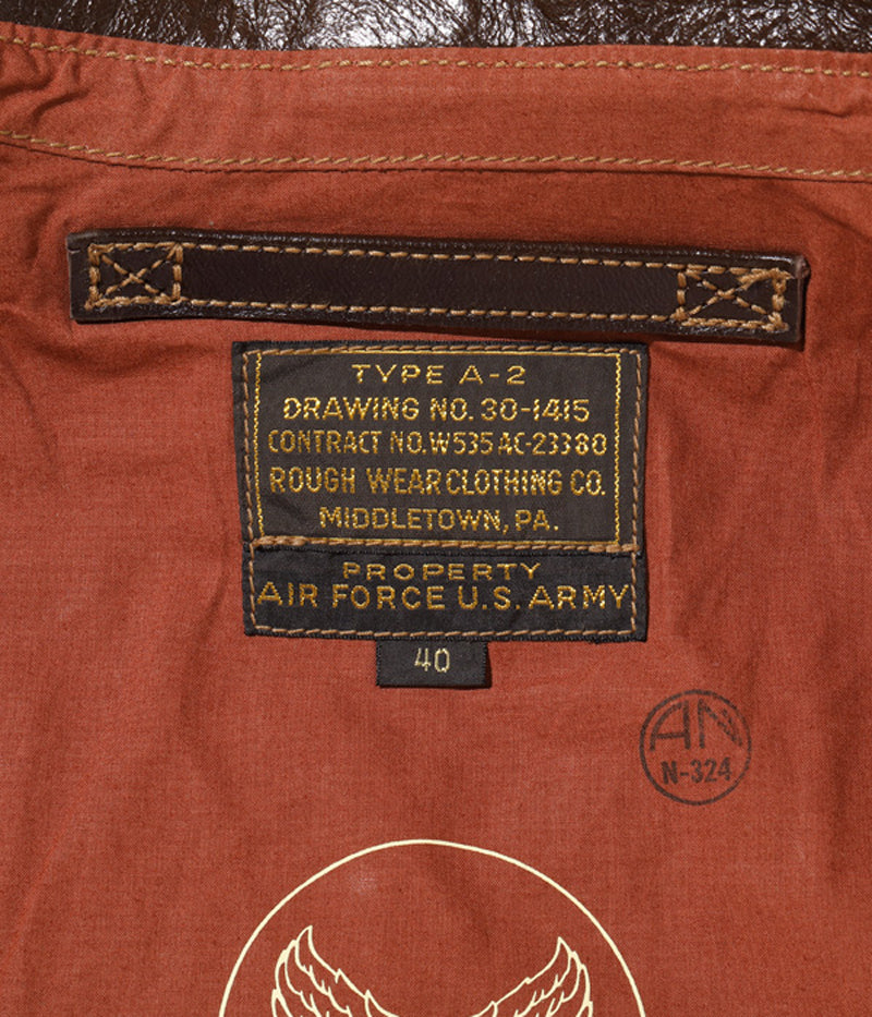 BR80593 / BUZZ RICKSON'S Type A-2 “CONTRACT No. W535 AC-23380 ROUGH WEAR CLOTHING CO.”