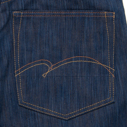 D1905 / STUDIO D'ARTISAN Awa Natural Indigo & Persimmon Tannin Dyed(KAKI-SHIBU) Regular Straight Jeans