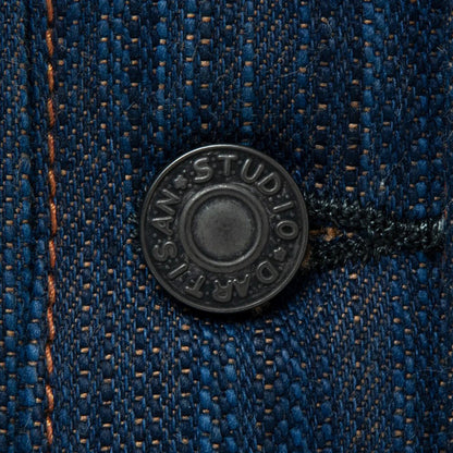D4615 / STUDIO D'ARTISAN Awa Natural Indigo & Persimmon Tannin Dyed(KAKI-SHIBU) Denim Jacket