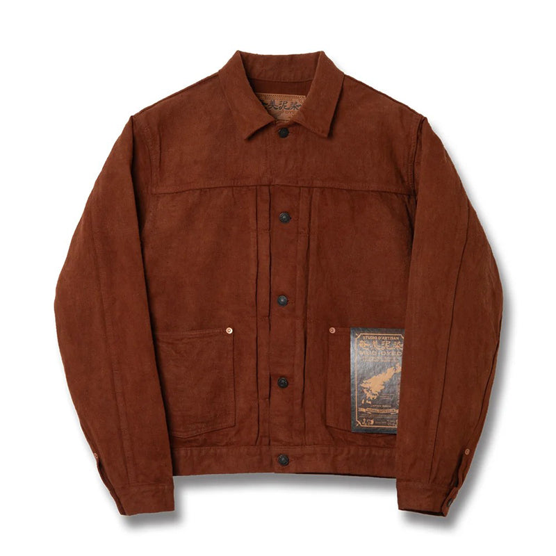 D4631 / STUDIO D'ARTISAN Amami Doro-zome GL3 15.0oz Denim Jacket