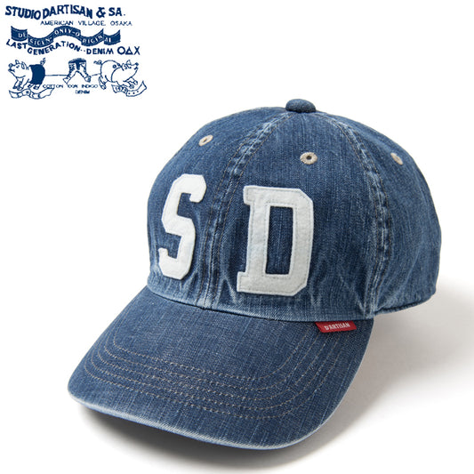 D7583U / STUDIO D'ARTISAN USED DENIM CAP