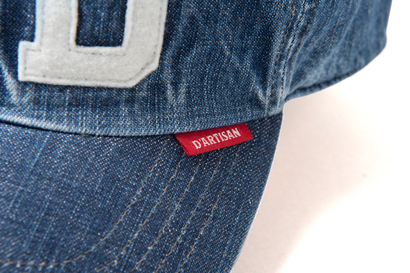 D7583U / STUDIO D'ARTISAN USED DENIM CAP
