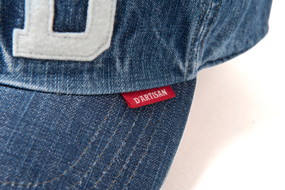 D7583U / STUDIO D'ARTISAN USED DENIM CAP