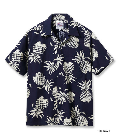 DK37811 / SUNSURF DUKE KAHANAMOKU COTTON HAWAIIAN SHIRT “DUKE'S PINEAPPLE”