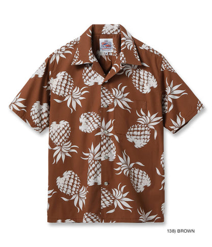 DK37811 / SUNSURF DUKE KAHANAMOKU COTTON HAWAIIAN SHIRT “DUKE'S PINEAPPLE”