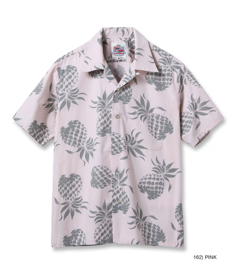 DK37811 / SUNSURF DUKE KAHANAMOKU COTTON HAWAIIAN SHIRT “DUKE'S PINEAPPLE”