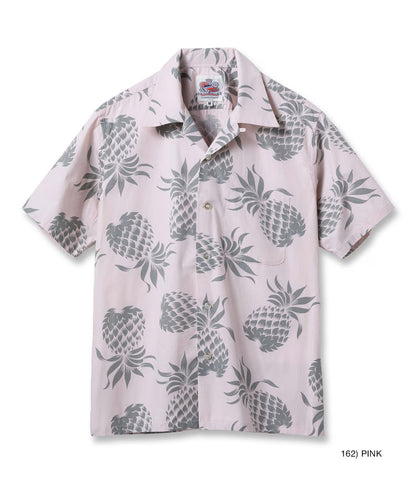 DK37811 / SUNSURF DUKE KAHANAMOKU COTTON HAWAIIAN SHIRT “DUKE'S PINEAPPLE”