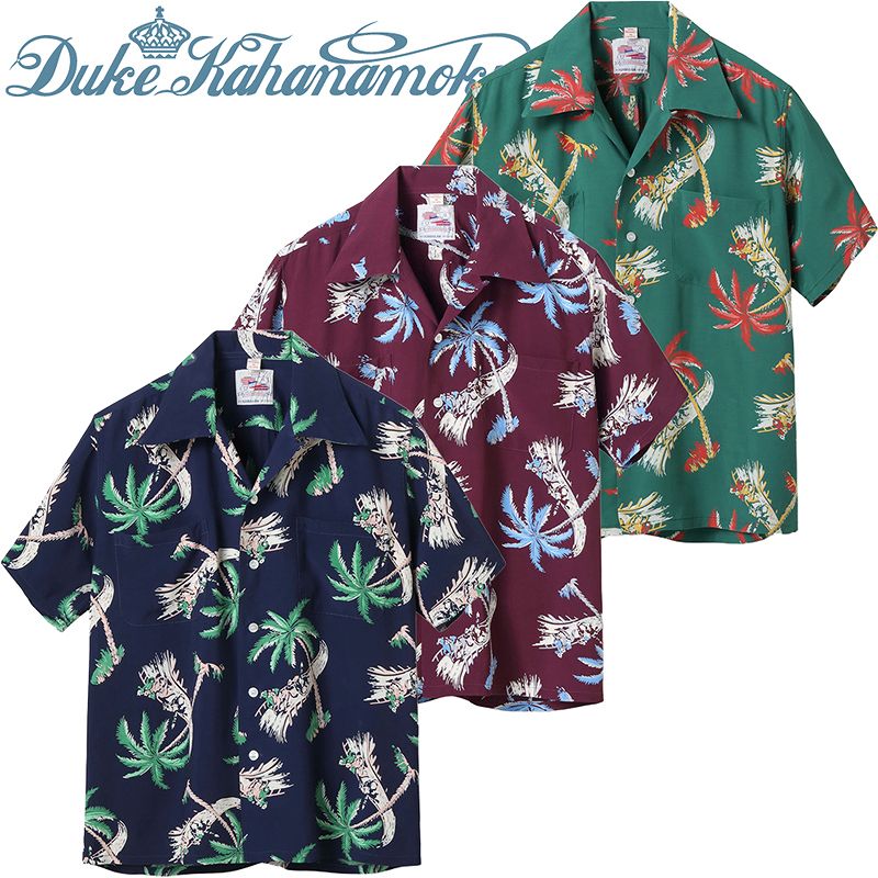 DK39239 / SUNSURF DUKE KAHANAMOKU SPECIAL EDITION HAWAIIAN SHIRT “DERBY” (SHORT SLEEVE)