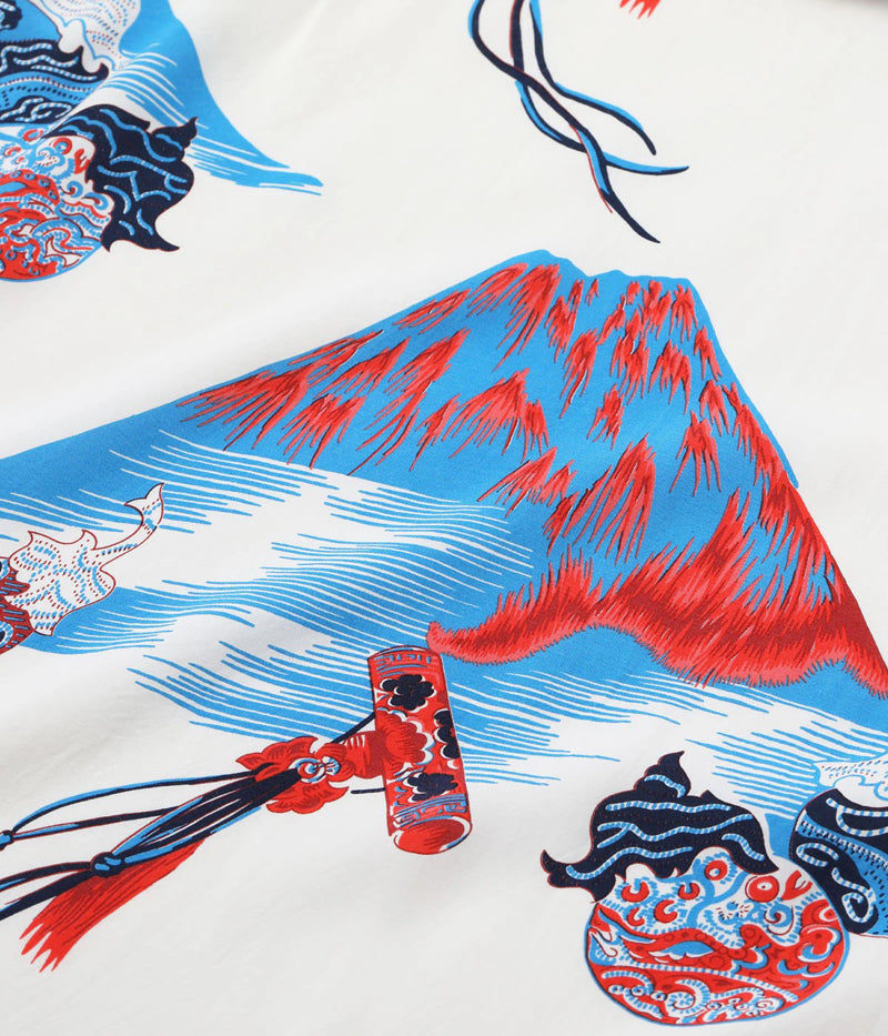 DK39634 / SUNSURF DUKE KAHANAMOKU SPECIAL EDITION “Mt.FUJI & LUCKY EGGPLANT” (SHORT SLEEVE)