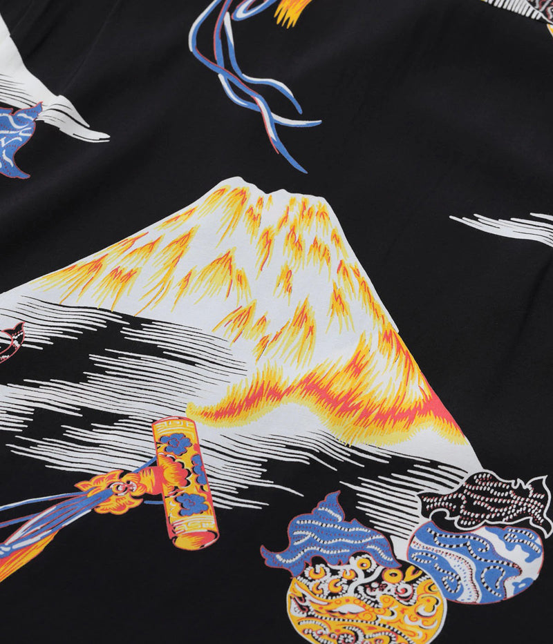 DK39634 / SUNSURF DUKE KAHANAMOKU SPECIAL EDITION “Mt.FUJI & LUCKY EGGPLANT” (SHORT SLEEVE)