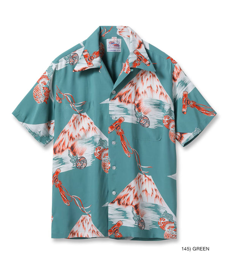 DK39634 / SUNSURF DUKE KAHANAMOKU SPECIAL EDITION “Mt.FUJI & LUCKY EGGPLANT” (SHORT SLEEVE)