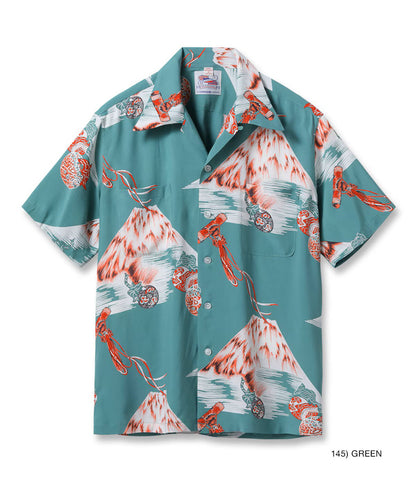 DK39634 / SUNSURF DUKE KAHANAMOKU SPECIAL EDITION “Mt.FUJI & LUCKY EGGPLANT” (SHORT SLEEVE)