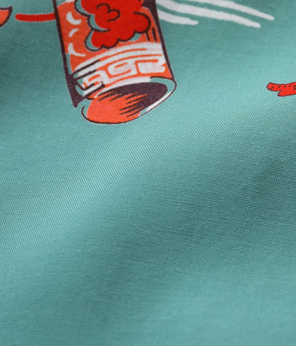 DK39634 / SUNSURF DUKE KAHANAMOKU SPECIAL EDITION “Mt.FUJI & LUCKY EGGPLANT” (SHORT SLEEVE)