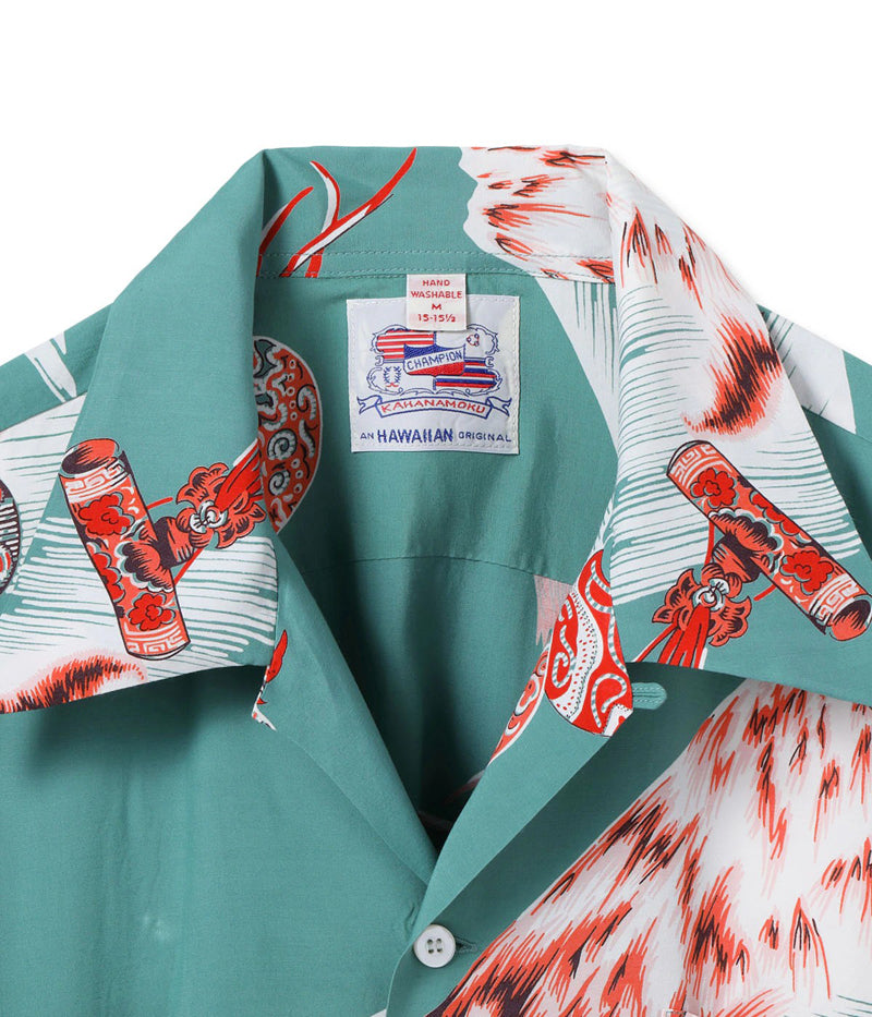 DK39634 / SUNSURF DUKE KAHANAMOKU SPECIAL EDITION “Mt.FUJI & LUCKY EGGPLANT” (SHORT SLEEVE)