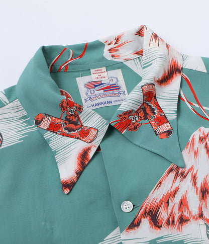 DK39634 / SUNSURF DUKE KAHANAMOKU SPECIAL EDITION “Mt.FUJI & LUCKY EGGPLANT” (SHORT SLEEVE)
