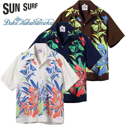 DK39638 / SUNSURF DUKE KAHANAMOKU SPECIAL EDITION “ORCHID AND PINEAPPLE” (SHORT SLEEVE)