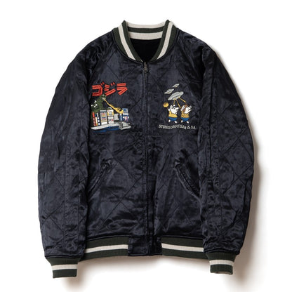 GZ-013 / STUDIO D'RTISAN Reversible Velveteen Souvenir Jacket SUKAJAN “Great war of KAIJU”