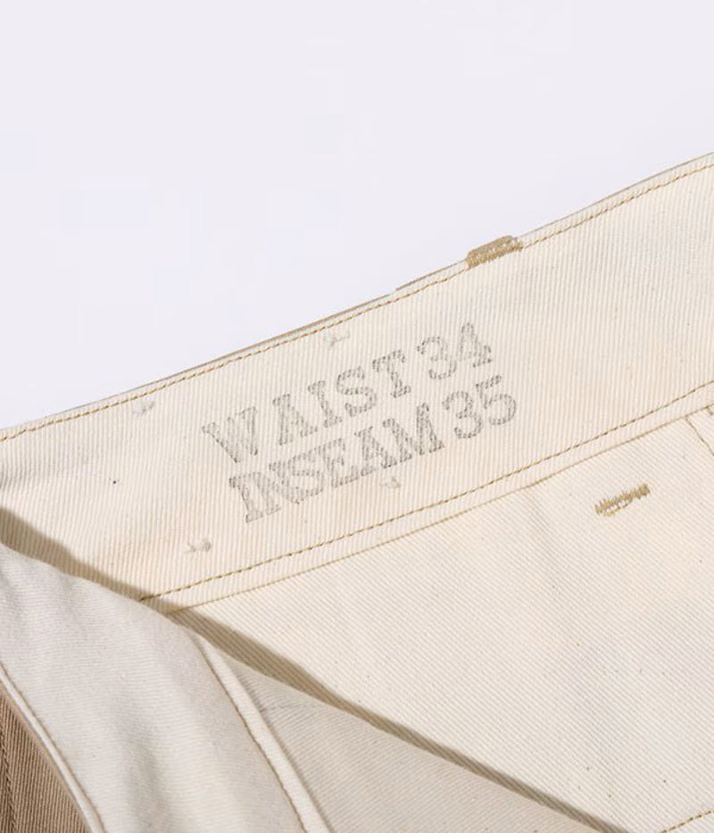 M43036 / BUZZ RICKSON'S EARLY MILITARY CHINOS 1942 MODEL (ONE WASH)