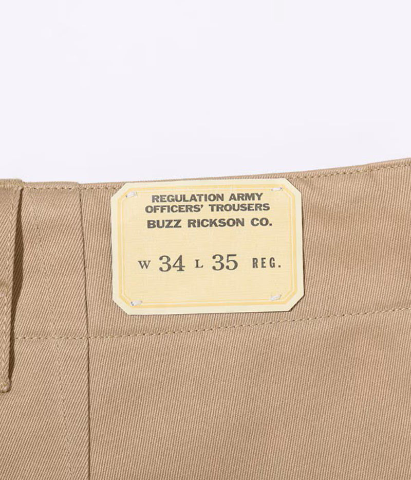 M43036 / BUZZ RICKSON'S EARLY MILITARY CHINOS 1942 MODEL (ONE WASH)