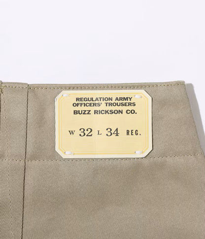M43036 / BUZZ RICKSON'S EARLY MILITARY CHINOS 1942 MODEL (ONE WASH)