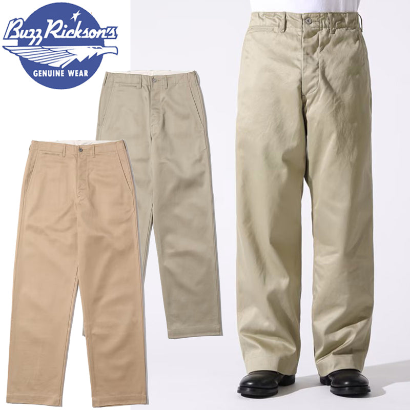 M43036 / BUZZ RICKSON'S EARLY MILITARY CHINOS 1942 MODEL (ONE WASH)
