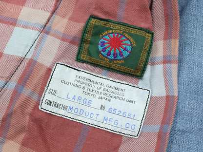 MO52651 / MODUCT TRANKS DENIM NAVY GENERAL PORPOSE AGING MODEL