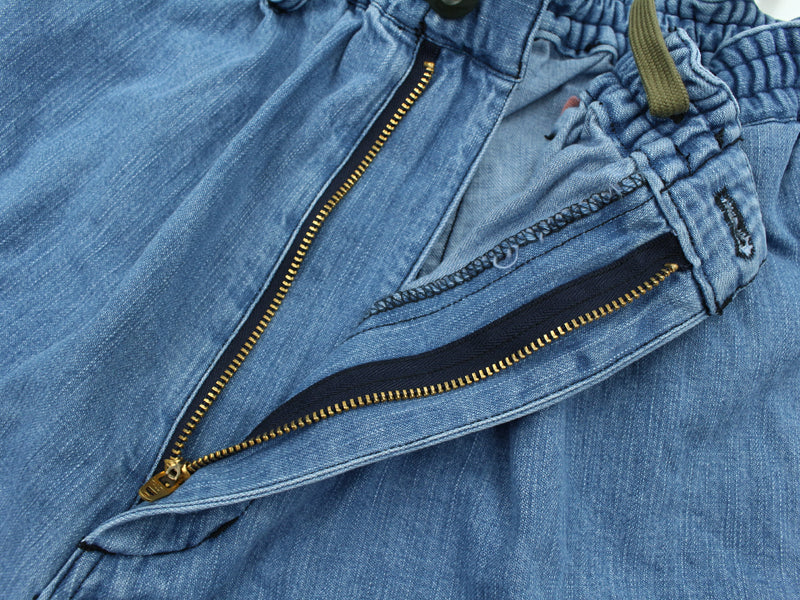 MO52651 / MODUCT TRANKS DENIM NAVY GENERAL PORPOSE AGING MODEL