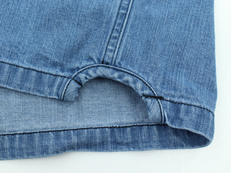 MO52651 / MODUCT TRANKS DENIM NAVY GENERAL PORPOSE AGING MODEL