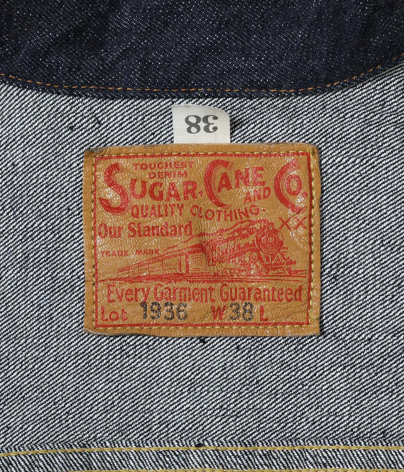 SC11936 / SUGAR CANE 13oz. DENIM BLOUSE  STANDARD DENIM 1936 MODEL